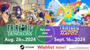 Fairy Tail indie games announced for PC, Fairy Tail: Beach Volleyball Havoc and more