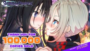 Samurai Maiden tops 100,000 copies shipped and sold